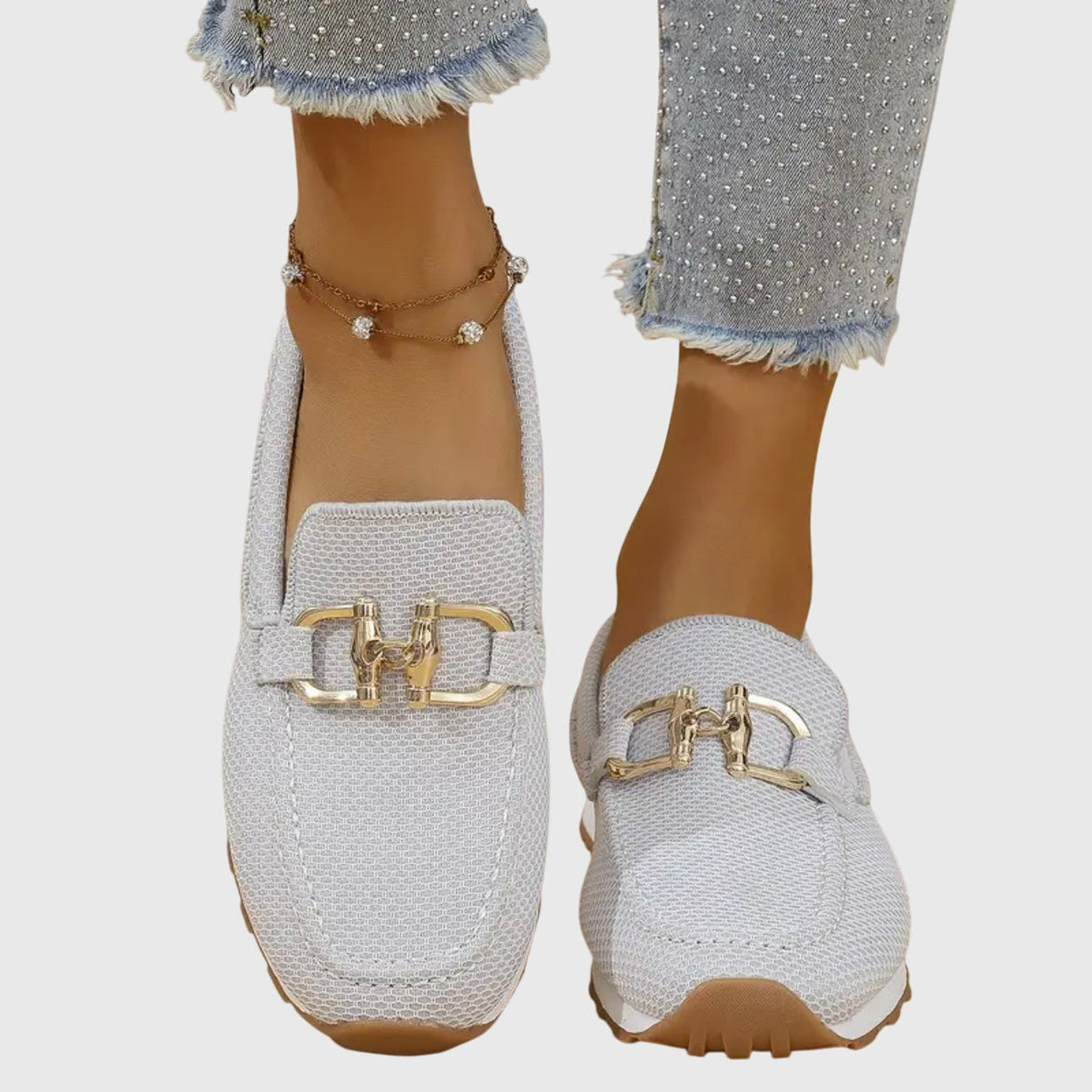 Sophie – Mocassins confort à détail doré