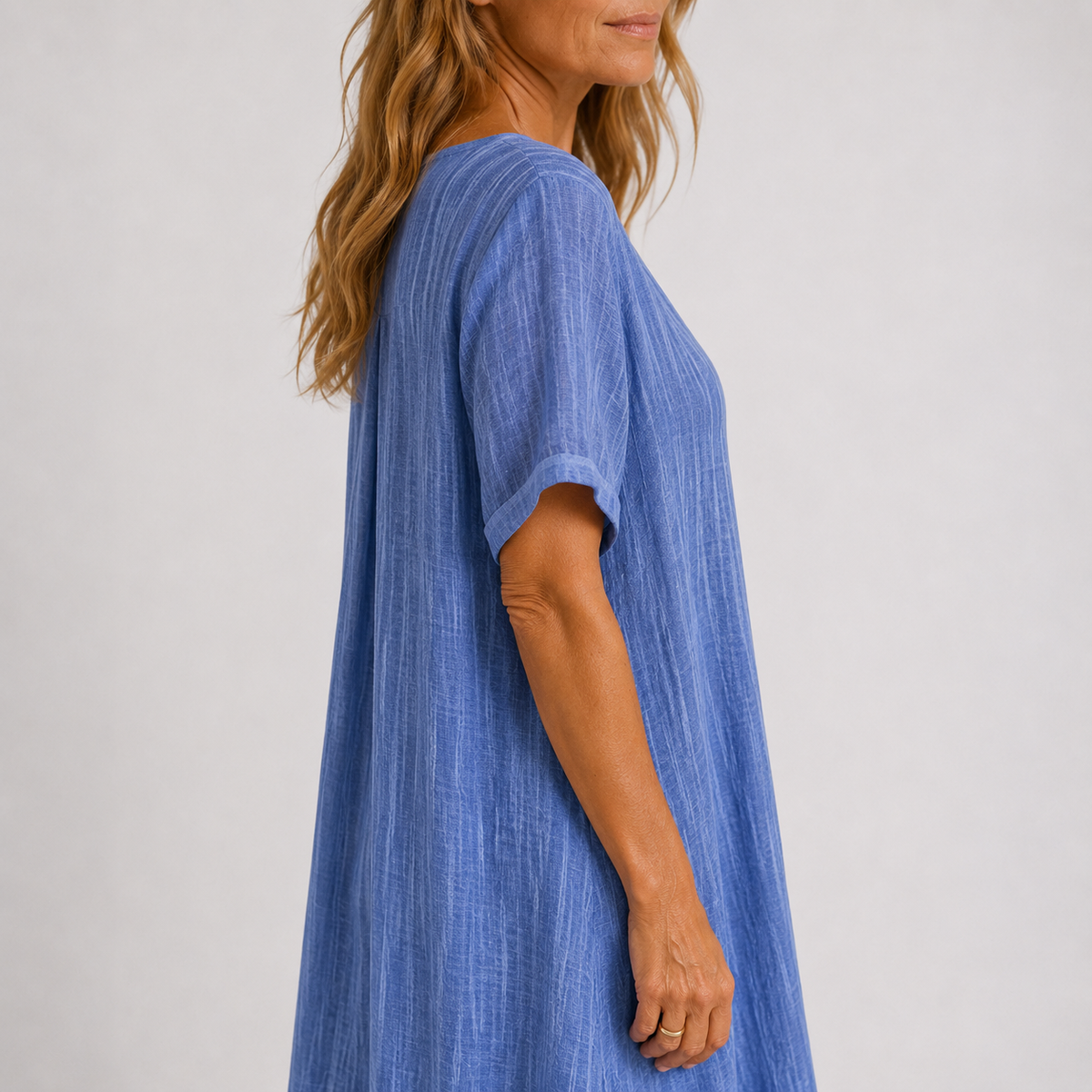 Violet maxi-jurk