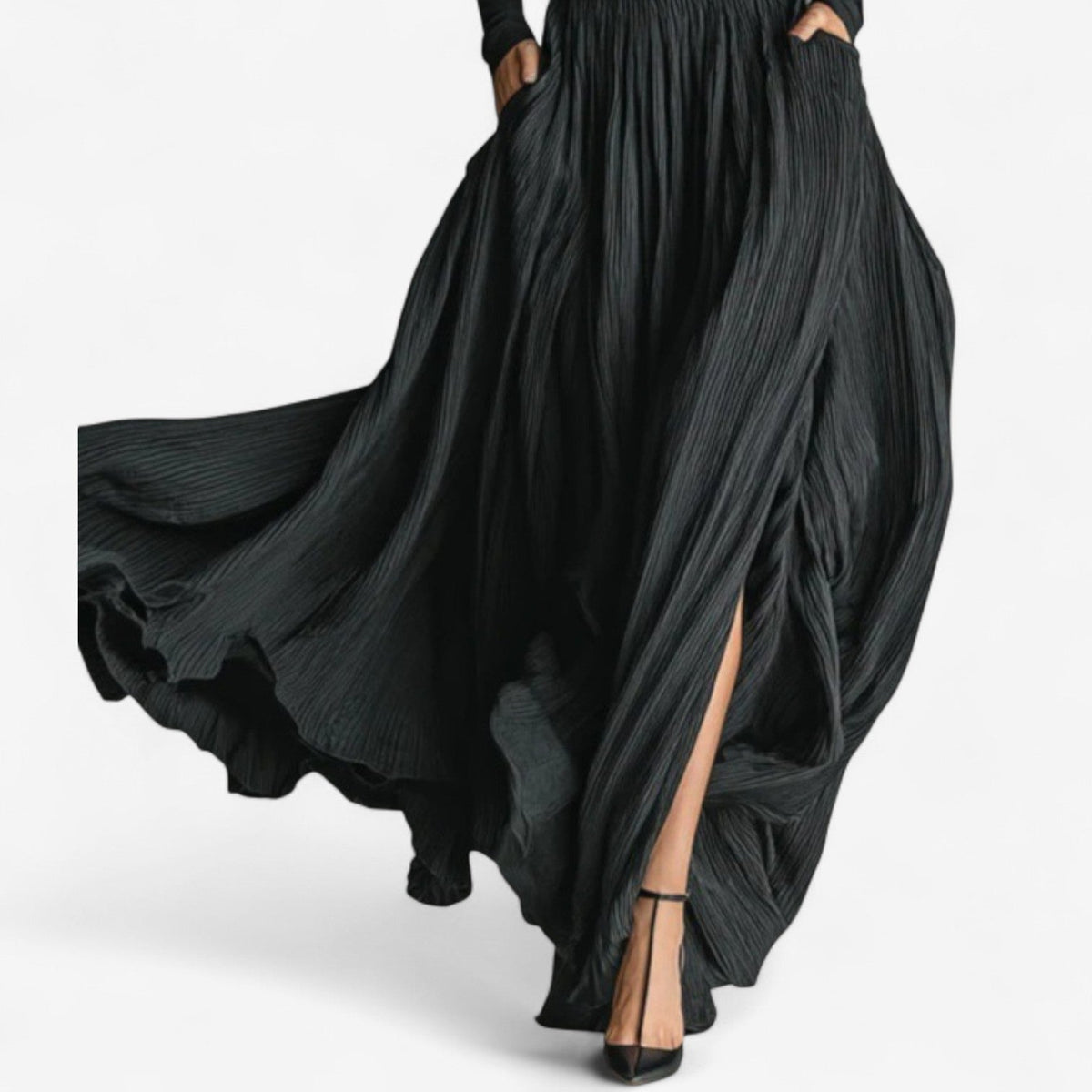 Rachel | Maxi-jurk met hoge taille